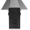 Podtynkowy system szynowy 3-fazowy 460 Domeno LED magnetyczny czarny