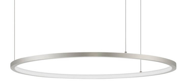 Zwisowa lampa TOLUCA LE42786 Luces Exclusivas LED 36W 3000K ring srebrny