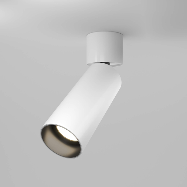 Lampa sufitowa tuba Focus C055CL-L12W3K-W-W LED 12W 3000K biała
