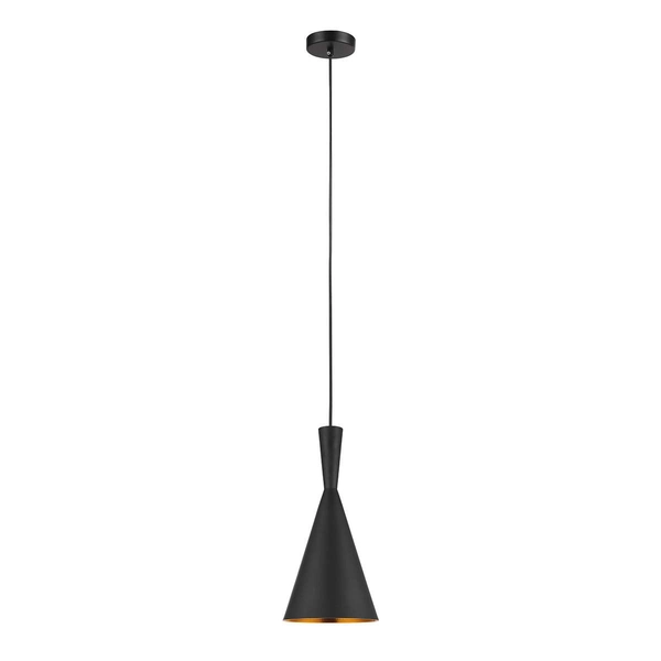 LAMPA wisząca PEDRO MDM-2361/1 Italux metalowa OPRAWA industrialny ZWIS loft czarny