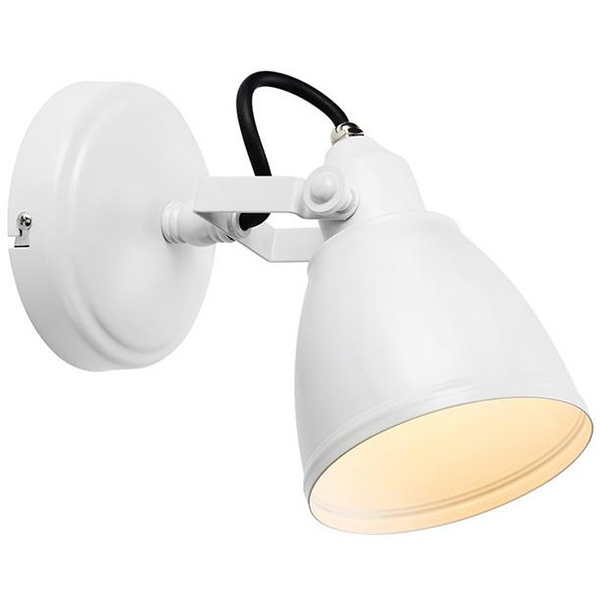 Kinkiet LAMPA ścienna FJÄLLBACKA 108084 Markslojd metalowa OPRAWA regulowana łazienkowa IP44 biała