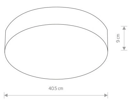 Sufitowa lampa pokojowa Arena 10178 nowoczesna grafitowa