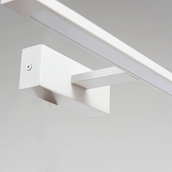 Kinkiet LAMPA ścienna ISLA GS-LWB-12W/3 WH Light Prestige metalowa OPRAWA galeryjka LED 12W 3000K nad obraz IP44 biała