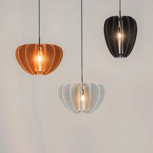 Salonowa lampa wisząca Cambio MOD398PL-01S do sypialni nad stół szara