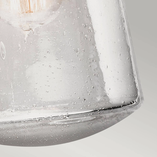 Kinkiet na taras KL-LYNDON2-M-AZ Kichler szklana brązowa