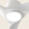 Wiatrak z modułem LED biały 25396+25398 1x LED 18W CCT do sypialni barwa zmienna