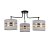 Sufitowa lampa z abażurami Andy 33-00514 biały złoty czarny