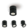 Spot LAMPA sufitowa Mone Nero Orlicki Design tuba OPRAWA metalowa LED 7W 3000K natynkowa czarna