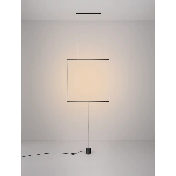 Geometryczna lampa wisząca ROVILLA LE45487 LED 32W 3000K czarna