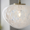 Dekoracyjna lampa wisząca L&-198815 Light& szklany klosz mosiądz
