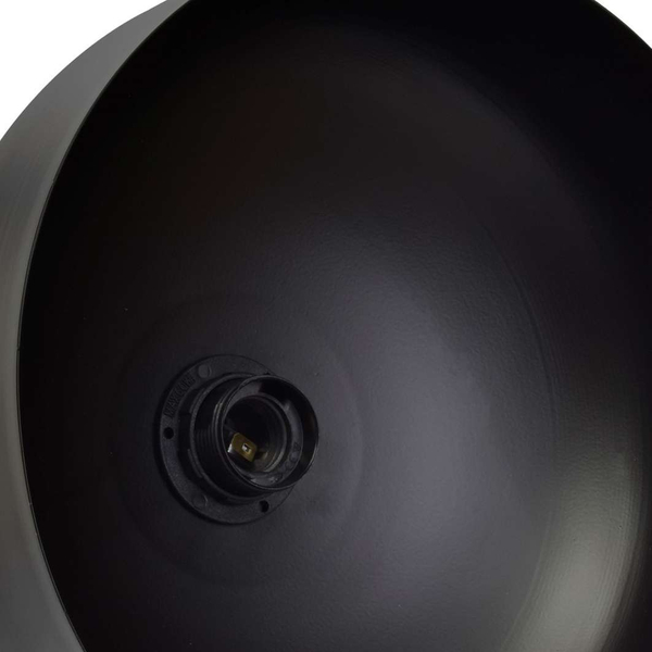 Wisząca LAMPA skandynawska TAYLOR MLP6218 Milagro metalowa OPRAWA loftowy ZWIS kopuła czarna