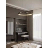 Pierścieniowa wisząca lampa CAYENNE czarna P0661D 1xLED 27W 3000K ring