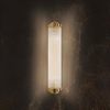 Ścienna lampa Column MSE010100361 szklana glamour złota