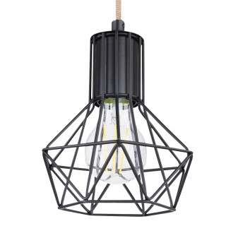 LAMPA wisząca PRISKA 54017-4H Globo belka OPRAWA skandynawska ZWIS liny brązowe czarne