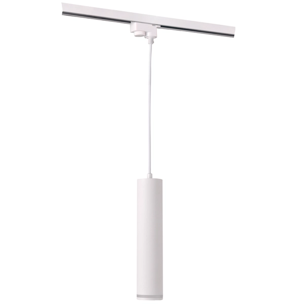 Jednofazowa lampa wisząca do systemu szynowego 321541 biała