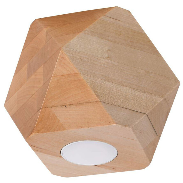 Drewniana lampa sufitowa SL.1009 ekologiczna do salonu