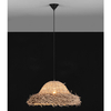 Wisząca lampa z trawy morskiej ALLENDE LE44491 boho beżowy