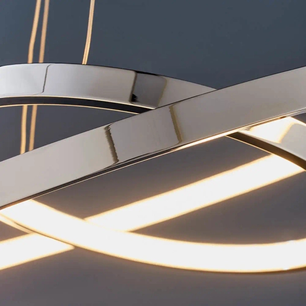 Pierścieniowa lampa wisząca Kline KLINE-2CH LED 28W 3000K chrom