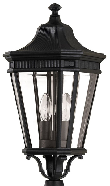 Stojąca lampka ogrodowa FE-COTSLN3-M-BK Feiss lampion metal czarny