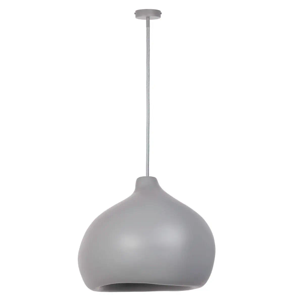 Metalowa lampa wisząca MAURO 41127 nad stół szary