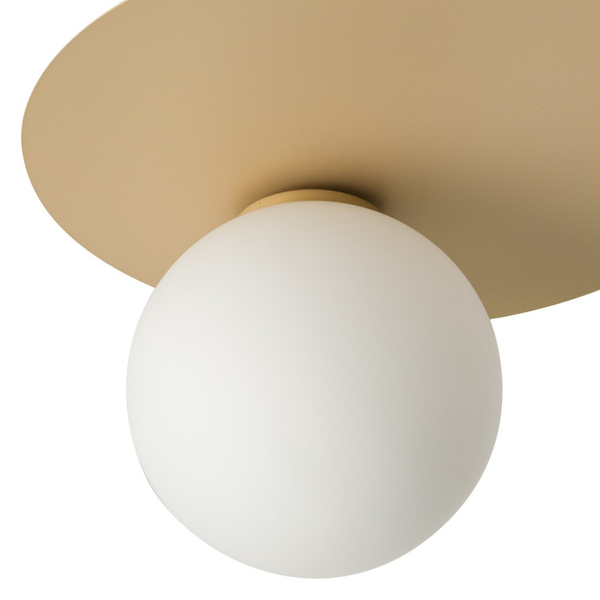Kula lampa sufitowa ARGON 33264 Sigma loftowy kinkiet szklany złoty