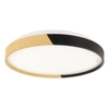 Ledowy plafon Farna 04157 LED 48W 4100K okrągły czarny dębowy