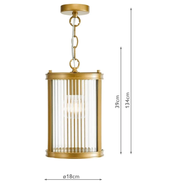 Lampa wisząca nad wyspę Bianka BIA0163 na łańcuchu mosiądz