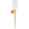 Salonowa lampa na ścianę DAMA ST-8436 GB-CE z abażurem złoty biały