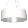 Lampa wisząca ROBIN MLP4482 Milagro zwisowa okrągła biała srebrna