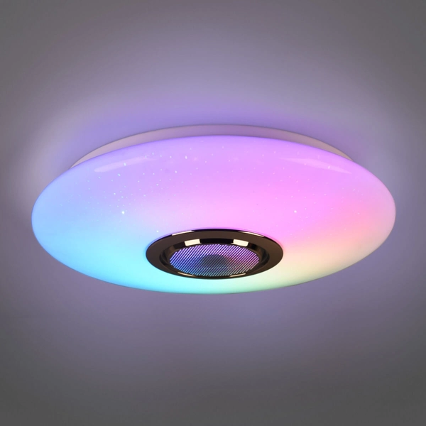 Plafon nasufitowy do sypialni Musica R69031101 LED 15W 3000-6000K biały