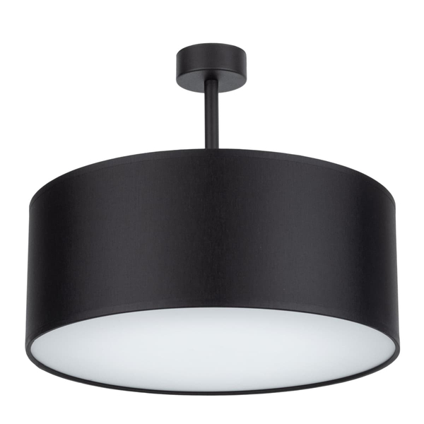 Minimalistyczna lampa sufitowa Rondo 4246 TK Lighting z tkaniny czarna