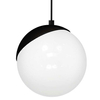 LAMPA wisząca SFERA MLP5739 Milagro szklana OPRAWA loftowy ZWIS kula ball biała