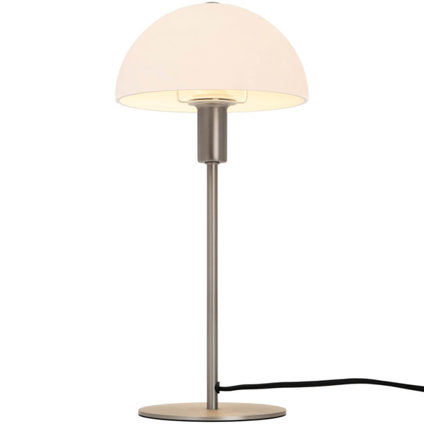 Sypialniana lampka nocna Ellen 2112305032 grzybek srebrny biały