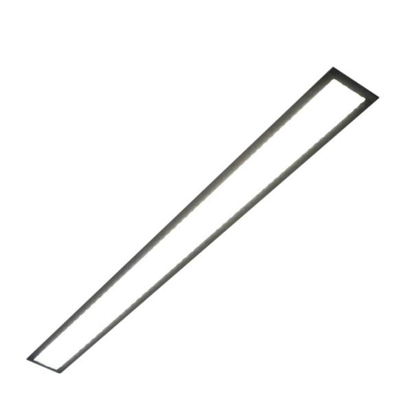 Wpustowa liniowa lampa Lupinus 2120012103-1 Elkim LED 24W 3000K czarna
