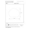 Ogrodowa lampa kula Pino biała 06529/15/31 1xLED 1.5W 2700-6500K CCT IP65 na pilot