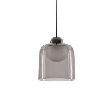 Cylindryczna wisząca lampa TAVENCO LE45211 LED 5W 3000K do jadalni czarny