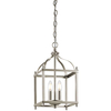 Rustykalna LAMPA wisząca KL-LARKIN-P-S-NI Elstead KICHLER metalowa OPRAWA kwadratowa ZWIS geometryczny szczotkowany nikiel