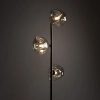 Stojąca lampa do sypialni Lava Brown 16150 szklane klosze brązowy