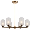 Klasyczna lampa wisząca Perano PND-4215-6A-HBR-SAT Italux antyczny brąz