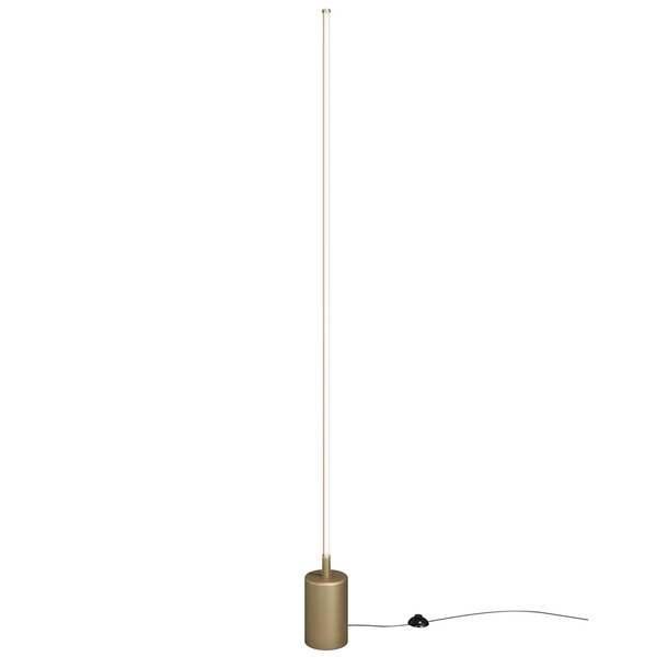 Prosta lampa podłogowa Flow MOD147FL-L20BSK1 mosiądz