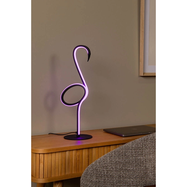Stołowa lampka FLAMINGO 05545/06/99 LED 5,5W RGB z pilotem czarna