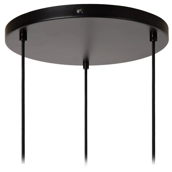 Potrójna lampa wisząca MONSARAZ 45493/03/33 Lucide zielony bursztynowy
