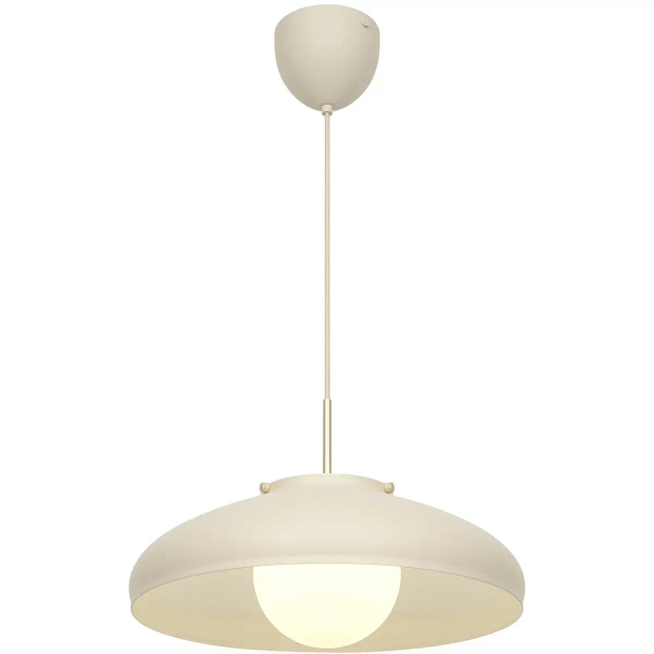Lampa wisząca nad stół Latif 2520123009 owalny szkło opalowe beżowy