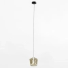 Geometryczna lampa wisząca COLORE MD3350-1BL/CO LED 6W 3000K bursztynowa