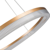 Lampa wisząca ring Midway LP-033/1P L GD Cristal Triangle LED 50W złota