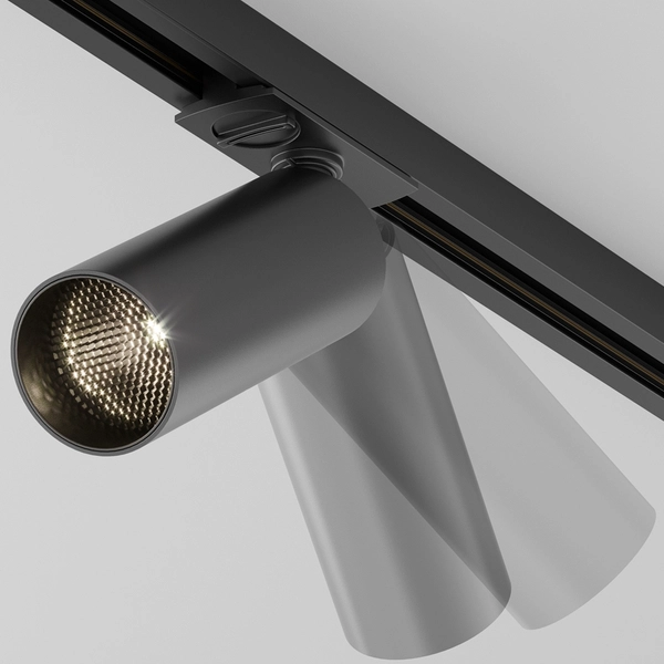 1-fazowa lampa szynowa Focus TR021-1-12B3K-W-D-B LED 12W 3000K tubka czarna