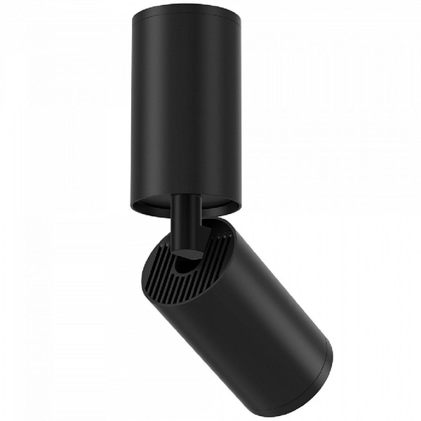 Sufitowa LAMPA plafon FOCUS S C051CL-01B Maytoni metalowa OPRAWA kinkiet tuba regulowana czarna