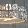 Kryształowa lampa wisząca Verina 76513 Endon LED 5W 3000K okrąg przezroczysty chrom