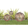 Lampka zewnętrzna Solar 33743 Globo LED 0,06W 3000K kula ball IP44 srebrna