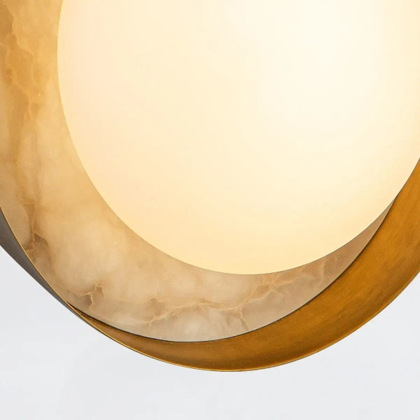 Lampa ścienna Alonso QN-ALONSO2-VBS-AR LED 7W 2825K biały mosiądz